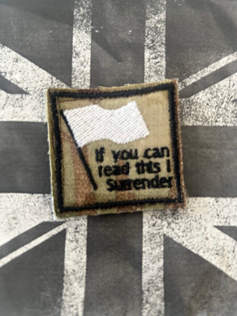 If you can read this I surrender