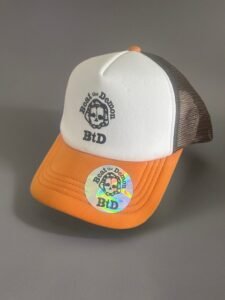 BtD Old School Truckers Cap (Chocolate & Orange)