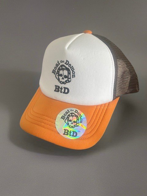 BtD Old School Truckers Cap (Chocolate & Orange)